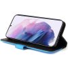 Xiaomi 15 Pro, Oldalra nyíló tok, stand, kártyatartóval, kézpánttal, Wooze Colour Wallet, kék