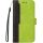 Xiaomi 15 Ultra, Oldalra nyíló tok, stand, kártyatartóval, kézpánttal, Wooze Colour Wallet, zöld