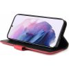 Xiaomi 15, Oldalra nyíló tok, stand, kártyatartóval, kézpánttal, Wooze Colour Wallet, piros