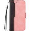 Xiaomi 15, Oldalra nyíló tok, stand, kártyatartóval, kézpánttal, Wooze Colour Wallet, rózsaszín