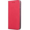 Motorola Moto G15, Oldalra nyíló tok, stand, Smart Magnet, piros