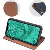 Samsung Galaxy S25 Edge SM-S937, Oldalra nyíló tok, valódi bőrtok, stand, Smart Pro, fekete