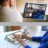 Xiaomi Pad 7 (11.2) / Pad 7 Pro (11.2), mappa tok, közepesen ütésálló, érintőceruza tartó, érintőceruza nélkül, Trifold, TP SC Pen Holder, világoskék
