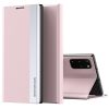 Xiaomi Redmi K70 / K70 Pro / Poco F6 Pro, Oldalra nyíló tok, stand, Wooze Silver Line, rózsaszín