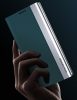 Xiaomi Redmi Turbo 3 / Poco F6, Oldalra nyíló tok, stand, Wooze Silver Line, világosszürke