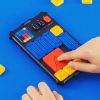 Hordozható elektronikus utazó logikai játék, kijelzővel, mágneses, Giiker Super Slide, fekete