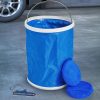 14 részes autó tisztító készlet, külső és belső tisztításhoz, táskával, Wooze Car Cleaner Set, kék
