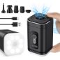 Vákuumos kompressziós hátizsák, utazótáska, 60 Liter kapacitás, vákuumszivattyúval, vízálló, légáteresztő, Wooze VacPack, fekete