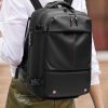 Vákuumos kompressziós hátizsák, utazótáska, 60 Liter kapacitás, vákuumszivattyúval, vízálló, légáteresztő, Wooze VacPack, fekete