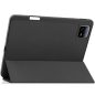 Xiaomi Pad 6 (11.0) / Pad 6 Pro (11.0), mappa tok, közepesen ütésálló, érintőceruza tartó, érintőceruza nélkül, Trifold, TP SC Pen Holder, fekete