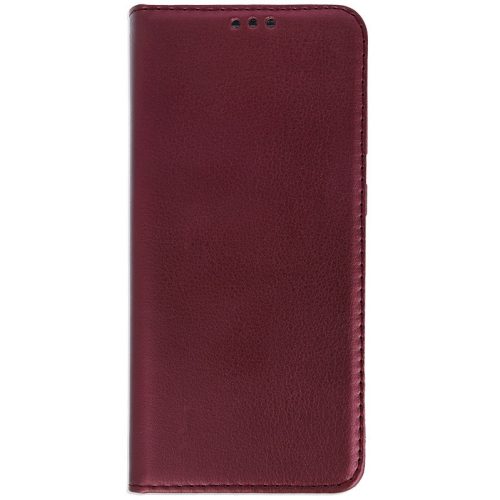 Samsung Galaxy A15 4G / A15 5G SM-A155F / A156B, Oldalra nyíló tok, stand, Magnet Book, bordó