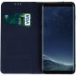 Samsung Galaxy A34 5G SM-A346B, Oldalra nyíló tok, valódi bőrtok, stand, Smart Pro, sötétkék