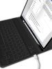 Apple iPad 10.9 (2022), Bluetooth billentyűzetes mappa tok, érintőceruza tartó, érintőceruza nélkül, TP SC Pen Holder + Keyboard, fekete