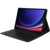 Samsung Galaxy Tab S9 11.0 SM-X710 / X716B, Bluetooth billentyűzetes mappa tok, érintőceruza tartó, érintőceruza nélkül, TP SC Pen Holder + Keyboard, fekete