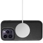 Apple iPhone 16 Pro, Oldalra nyíló tok, stand, mágnes csattal, kivehető tokkal, Magsafe töltővel kompatibilis, TP Wallett Magsafe, fekete