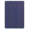 Samsung Galaxy Tab S9 FE (10.9) SM-X510 / X516B, mappa tok, érintőceruza tartó, érintőceruza nélkül, Trifold, Wooze Trifold Pencil Holder, sötétkék