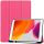 Samsung Galaxy Tab S9 FE (10.9) / Tab S10 FE (10.9) SM-X510 / X516B / X520 / X526, mappa tok, érintőceruza tartó, érintőceruza nélkül, Trifold, Wooze Trifold Pencil Holder, magenta