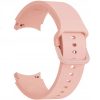Samsung Galaxy Watch 4 / 5 / 5 Pro / 6 / 7 / FE (40 / 44 / 45mm) / Watch 4 Classic / 6 Classic (42 / 43 / 46mm), szilikon pótszíj, állítható, TP IconBand, rózsaszín