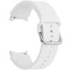 Samsung Galaxy Watch 4 / 5 / 5 Pro / 6 / 7 / FE (40 / 44 / 45mm) / Watch 4 Classic / 6 Classic (42 / 43 / 46mm), szilikon pótszíj, állítható, TP IconBand, fehér