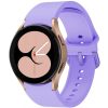 Samsung Galaxy Watch 4 / 5 / 5 Pro / 6 / 7 / FE (40 / 44 / 45mm) / Watch 4 Classic / 6 Classic (42 / 43 / 46mm), szilikon pótszíj, állítható, TP IconBand, lila