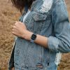 Apple Watch 4-6, SE, SE (2022) (38 / 40 mm) / Watch 7-9 (41 mm) / Watch 10 (42 mm), textíl pótszíj, nylon, állítható, légáteresztő, TP Nylon, kék