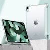 Apple iPad 10.9 (2022), mappa tok, közepesen ütésálló, érintőceruza tartó, érintőceruza nélkül, átlátszó hátlap, Smart Case, TP SC Pen Holder Hybrid, szürke