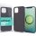 Apple iPhone 13, Szilikon tok, MagSafe rögzítésű, Xprotector Soft Touch MagSafe, fekete